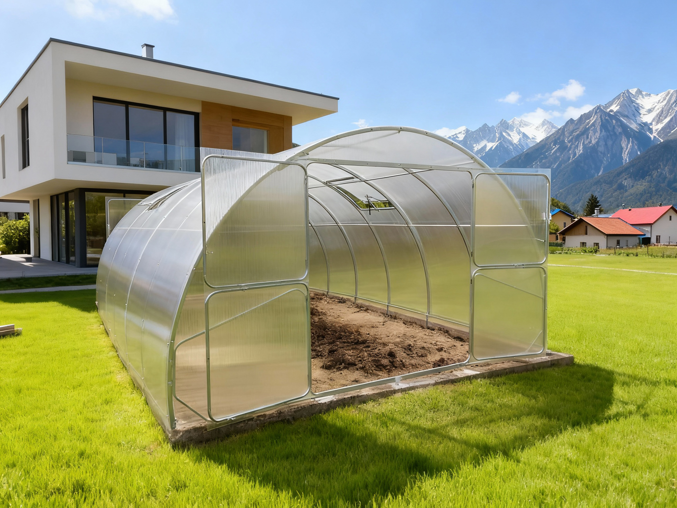 Serre 4 metres largeur modulaire